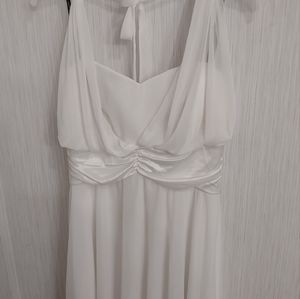 Simple short wedding dress